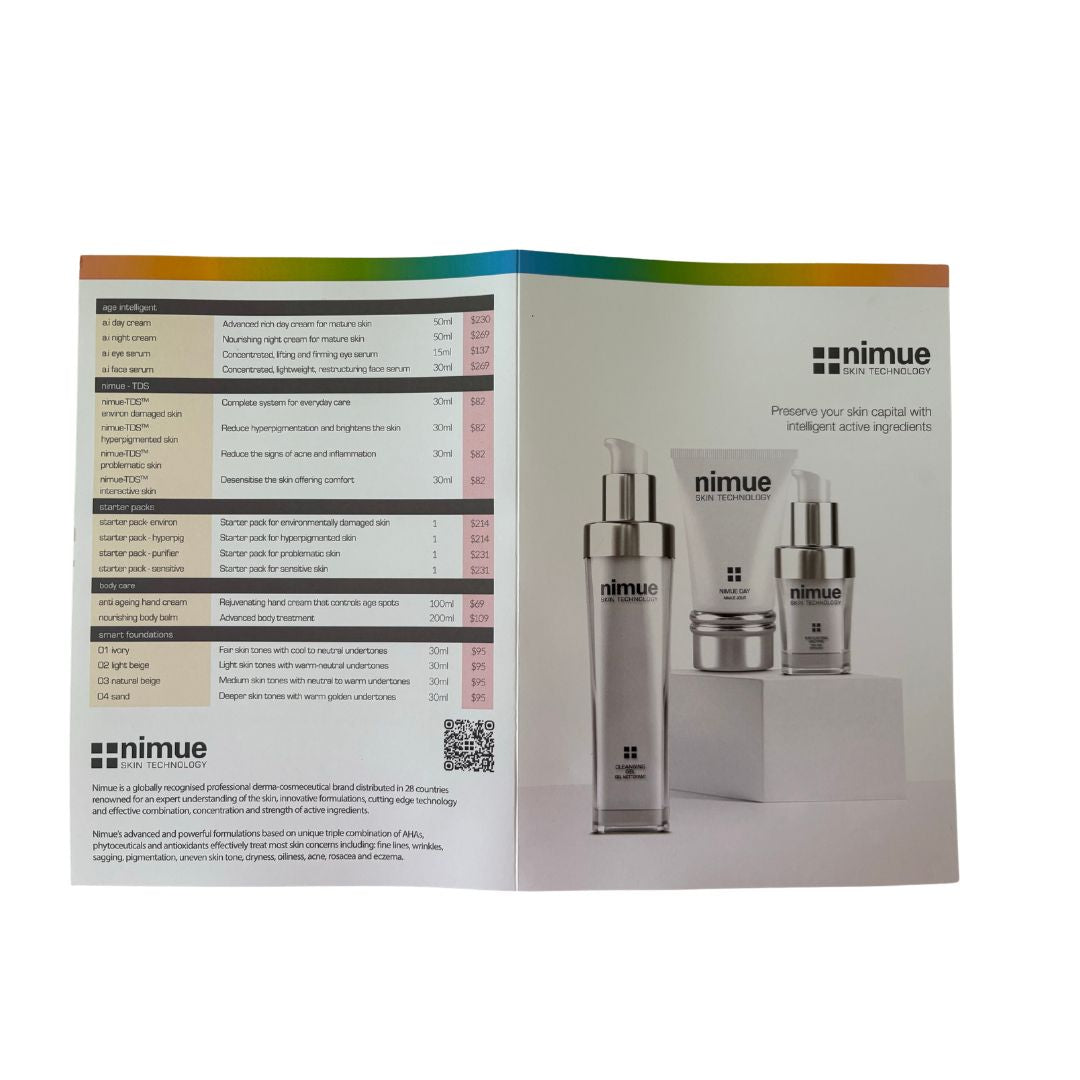 Nimue Retail Price List