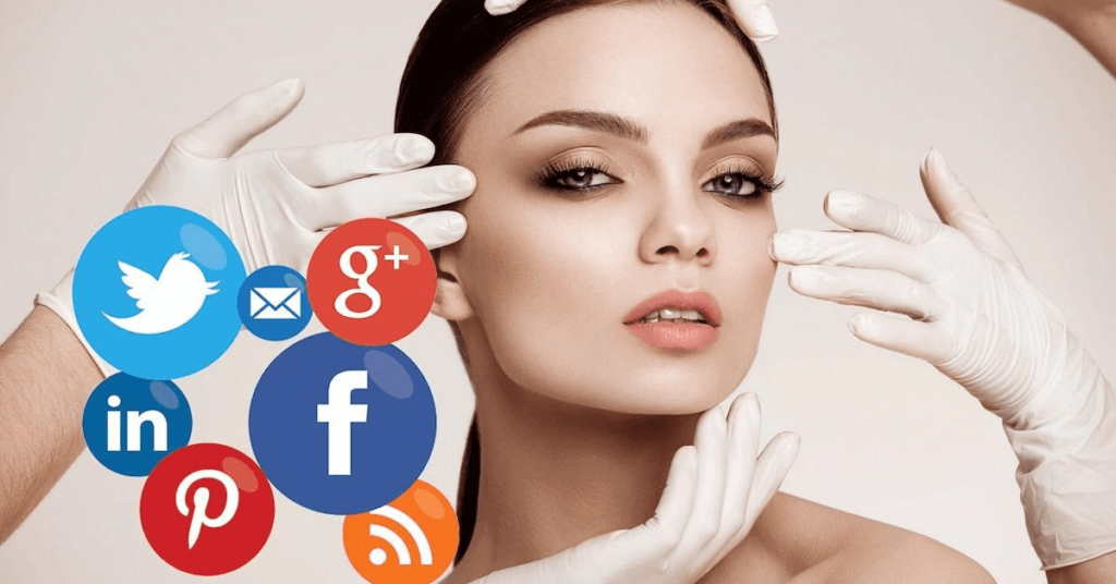beauty salon social media